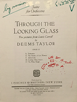 Throught The Looking Glass by Deems Taylor Suite for Orchestra