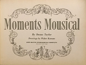 Moments Mousical by Deems Taylor